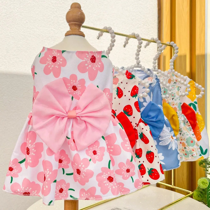 Vestido para cachorros e gatos Princesa