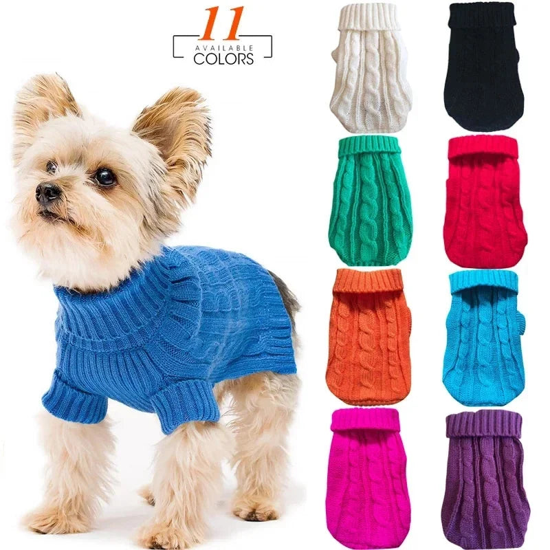 Roupas de inverno de malha