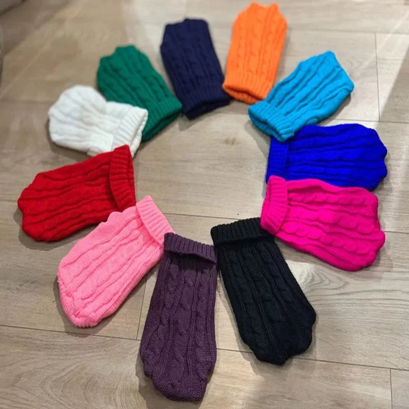 Roupas de inverno de malha