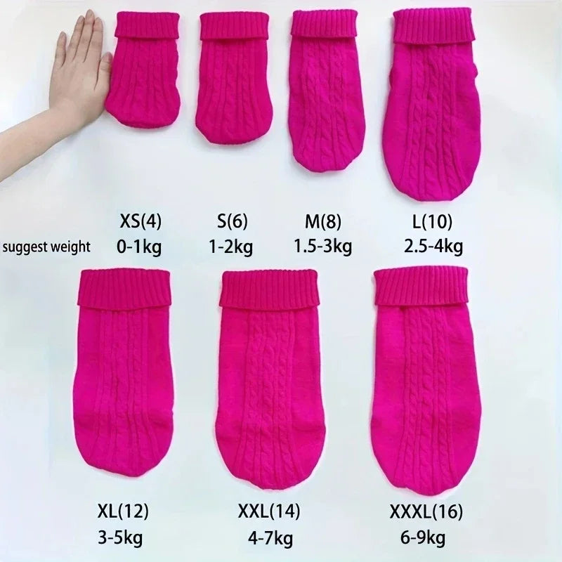 Roupas de inverno de malha