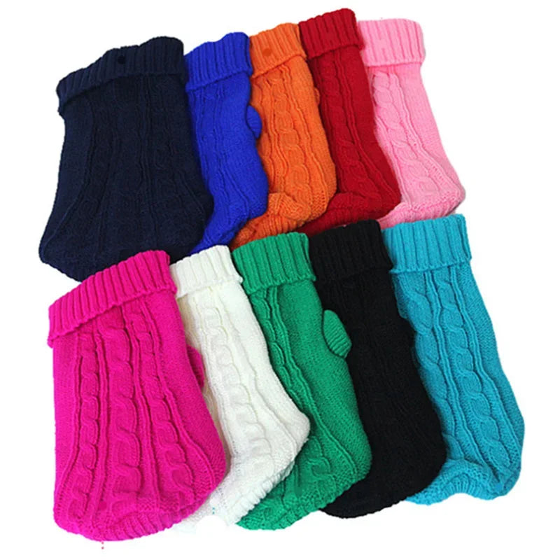 Roupas de inverno de malha